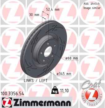 Zimmermann Sport Brake Disc for AUDI A4 (8K2, B8) front left
