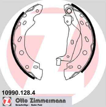 Zimmermann Brake Shoe Set for SMART FORTWO Cabrio (451) rear