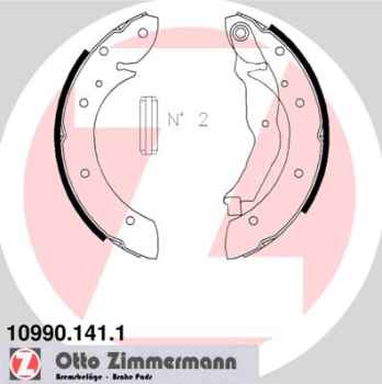 Zimmermann Brake Shoe Set for RENAULT MEGANE Scenic (JA0/1_) rear