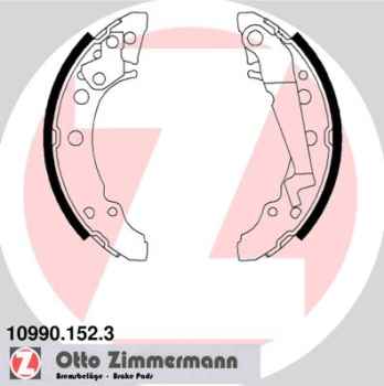 Zimmermann Brake Shoe Set for AUDI A2 (8Z0) rear