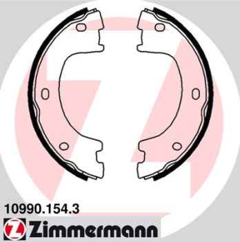 Zimmermann Brake Shoe Set for VW CRAFTER 30-50 Kasten (2E_) rear / parking brake
