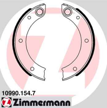 Zimmermann Brake Shoe Set for PORSCHE 911 rear / parking brake