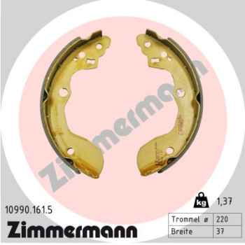 Zimmermann Brake Shoe Set for SUZUKI SWIFT V (AZ) rear