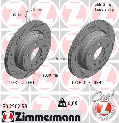 Zimmermann Sport Brake Disc for BMW 4 Coupe (F32, F82) rear