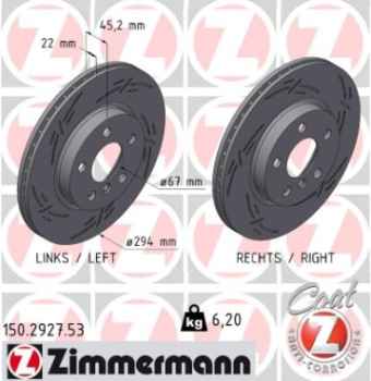 Zimmermann Sport Brake Disc for MINI MINI COUNTRYMAN (F60) front