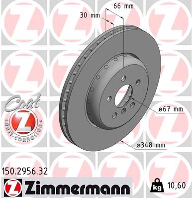Zimmermann Brake Disc for BMW X4 (G02, F98) front