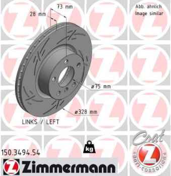 Zimmermann Sport Brake Disc for BMW X4 (F26) front