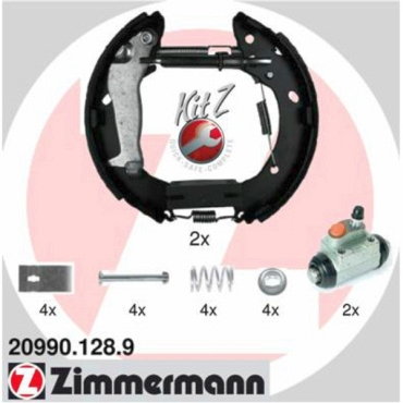 Zimmermann Brake Shoe Kit for CITROËN XSARA Coupe (N0) rear