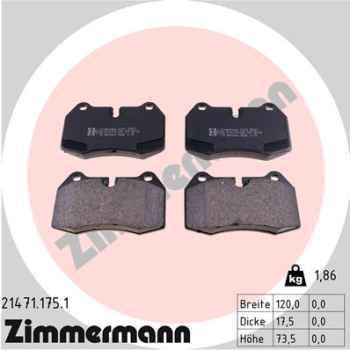 Zimmermann Brake pads for BMW 7 (E38) front