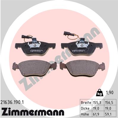 Zimmermann Brake pads for ALFA ROMEO 146 (930_) front