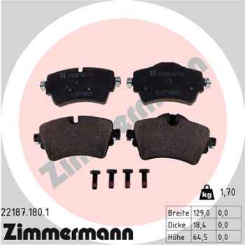 Zimmermann Brake pads for BMW 2 Gran Tourer (F46) front