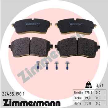 Zimmermann Bremsbeläge für JAGUAR E-PACE (X540) vorne