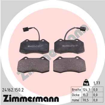 Zimmermann Brake pads for ALFA ROMEO 4C (960_) front