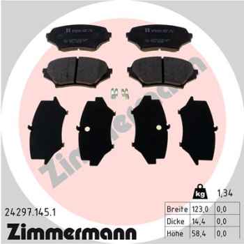 Zimmermann Brake pads for MAZDA MX-5 III (NC) front