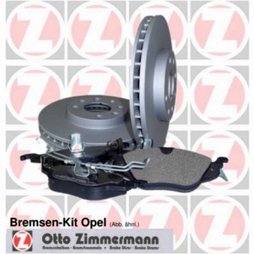 Zimmermann Brake Kit for OPEL ASTRA G Coupe (T98) front