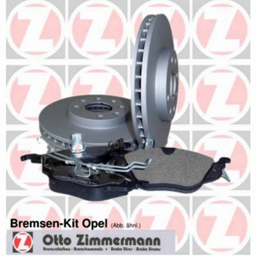 Zimmermann Brake Kit for OPEL ASTRA G Stufenheck (T98) front