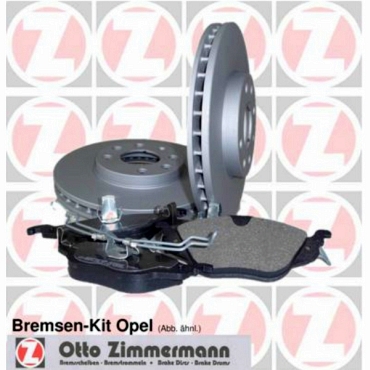 Zimmermann Brake Kit for OPEL CORSA A CC (S83) front