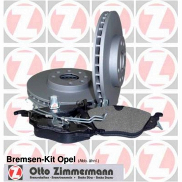 Zimmermann Brake Kit for OPEL MERIVA A Großraumlimousine (X03) rear