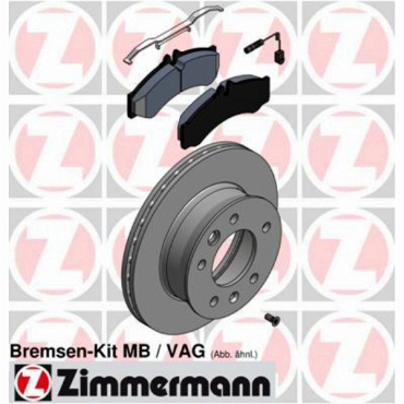 Zimmermann Bremsenkit für VW LT 28-46 II Pritsche/Fahrgestell (2DC, 2DF, 2DG, 2DL, 2DM) hinten