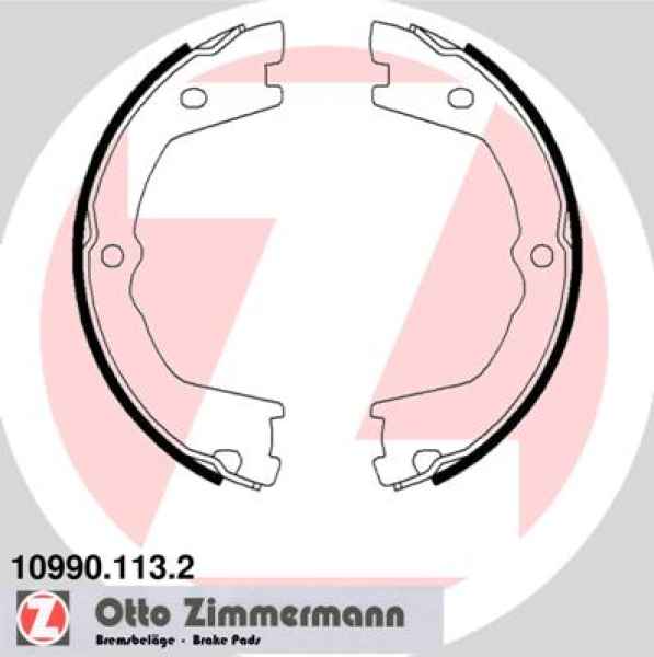 Zimmermann Brake Shoe Set for IVECO DAILY III Kasten/Kombi rear / parking brake